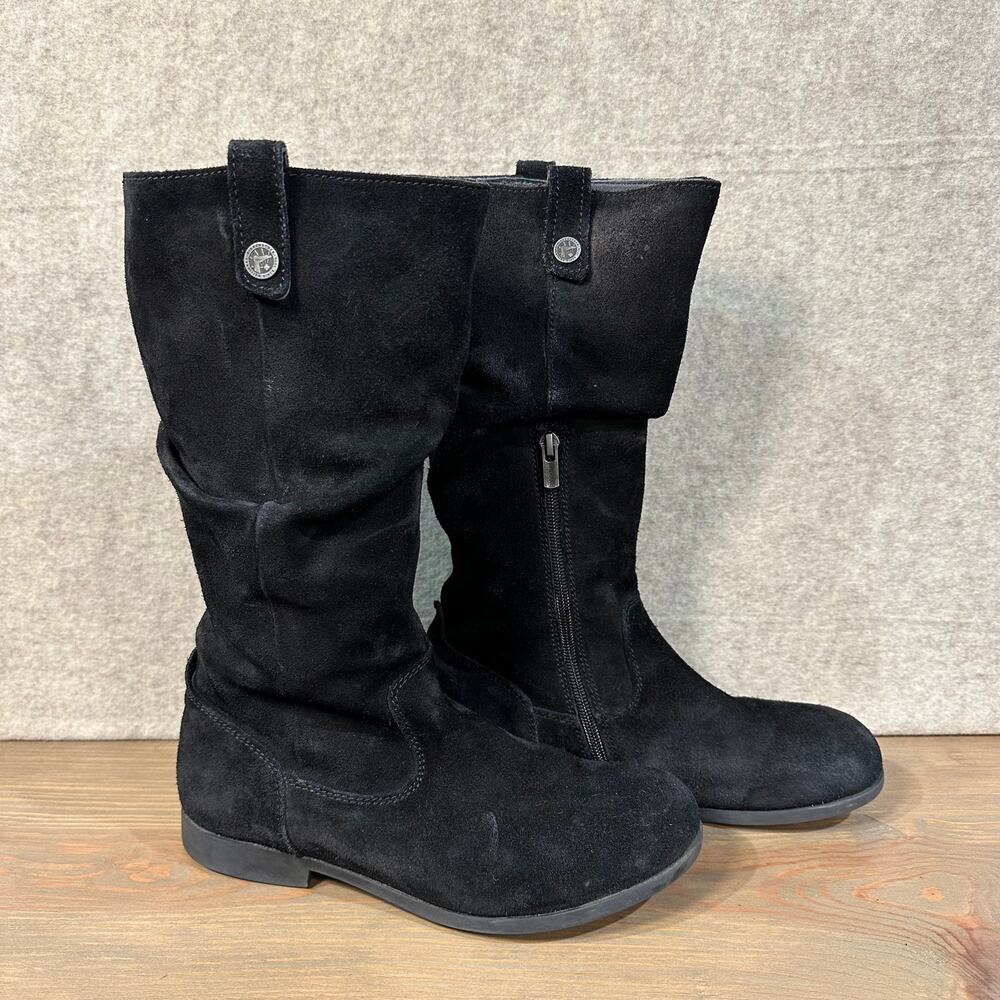 Birkenstock - Women's Sarnia High Black Suede Pull On Tall Boot EU 38 Size 7 US